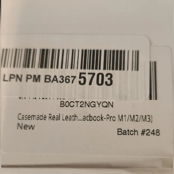 CaseMade Real Leather Laptop Sleeve - Picture 3 of 8